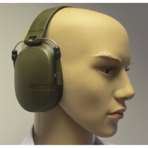 JSP AER010-422-600 Classic 1 Ear Defender Olive Green (SNR 26)