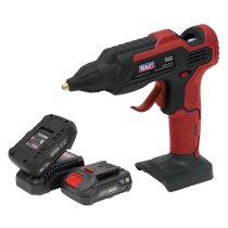 Sealey CP20VGGKIT Cordless Glue Gun Kit 20V - 2 Batteries