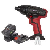 Sealey CP20VIDKIT Impact Driver Kit 1/4"Hex Drive 20V - 2 Batteries