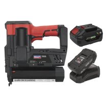 Sealey CP20VNGKIT Cordless Staple/Nail Gun Kit 18G 20V - 2 Batteries