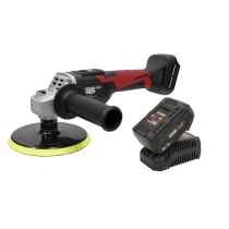 Sealey CP20VRPKIT Cordless Rotary Polisher Kit 20V 4Ah ø150mm