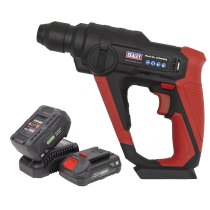 Sealey CP20VSDSKIT Cordless Rotary Hammer Drill Kit 20V SDS Plus - 2 Batteries