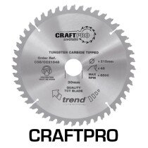 Trend CSB/CC25024T Craft saw blade crosscut 250mm x 24 teeth x 30mm