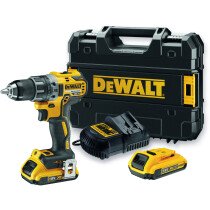 DeWalt DCD791D2 18V XR Brushless Compact Drill/Driver with 2x 2.0Ah Batteries in TSTAK Case