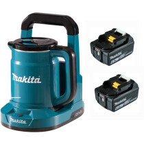 Makita DKT360Z 18Vx2 (36V) Kettle with 2x 18v - 6.0ah Batteries (No charger)