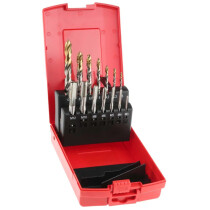 Dormer L115101 Jobber Drill and Tap Set 14pc A002 drill bits & E500 HSS Taps