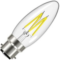 Energizer S12868 LED BC (B22) Candle Filament Non-Dimmable Bulb Warm White 470 lm 4W ENGS12868