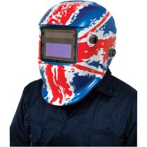 Clarke 6000709 GWH7 Arc Activated Grinding/Welding Headshield Union Flag Design