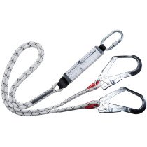 Portwest FP55 Double Kernmantle Lanyard with Shock Absorber