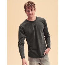 Fruit Of The Loom 61038 Mens Valueweight Long Sleeve T-Shirt - 3XL - 5XL
