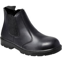 Portwest FW51 Steelite Dealer Boot S1P Safety Boot (Chelsea Boot) - Black