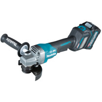 Makita GA029GD201 40V XGT 125mm Angle Grinder with Paddle Switch and 2x 2.5Ah Batteries in Case