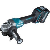Makita GA012GD201 40V XGT 115mm Angle Grinder with 2x 2.5Ah Batteries in Case