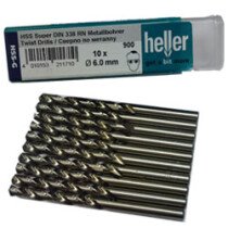 Heller 21137 6 900 Super Pro 2.6mm x 57mm HSS-G Jobber Twist Drill (Packet of 10)
