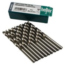 Heller 21251 9 990 5% Cobalt 1mm x 34mm HSS-CO Jobber Twist Drill (Packet of 10)