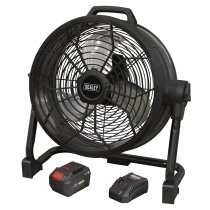 Sealey HVD16CCOMBO 2-in-1 Cordless/Corded 16" High Velocity Drum Fan 20V SV20 Series Kit