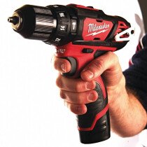 Milwaukee M12BPD-202C 12V Compact Combi Drill with 2x 2.0Ah Batteries