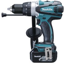 Makita DHP458RTJ 18V 2-Speed LXT Combi Drill with 2x 5.0Ah Batteries in Makpac Case