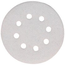 Makita P-33401 Velcro Backed 125mm Abrasive White Disc 240 Grit (Pack of 10)