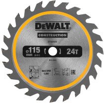 DeWalt DT20420-QZ 115mm 24T 9.5mm TCT Circular Saw Blade For The DeWalt  DCS571 Compact Saw