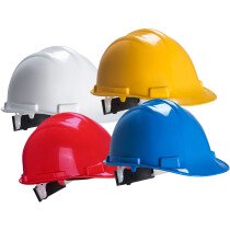 Portwest PS57 Expertbase Wheel Safety Helmet Head Protection 