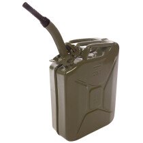 Prosolve 20 Litre Khaki Green Jerry Can with Extended Pouring Spout
