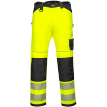 Portwest PW340 PW3 Hi-Vis Work Trousers High Visibility - REGULAR Leg Length 