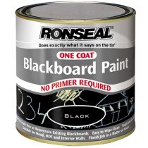 Ronseal 35227 One Coat Blackboard Paint 250ml RSLOCBBP250