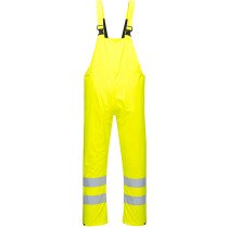 Portwest S497 Hi-Vis Sealtex Ultra Bib & Brace High Visibility Rainwear - Yellow