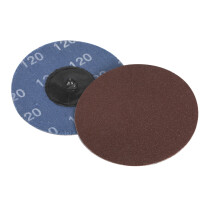 Sealey PTCQC75120 Quick Change Sanding Disc 75mm 120Grit Pack of 10