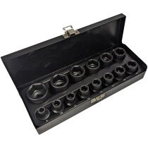 Deltec SETB3 14 Piece ½" Drive Metric Impact Socket Set 