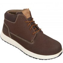 Himalayan (UK Size 13) Urban Leather Lightweight Metal Free Safety Boot S3 SRC - Brown - UK13