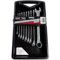 Spectre SP-17001 9 Piece Combination Spanner Wrench Set 8mm - 19mm