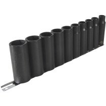 Teng Tools 9126 Deep Impact Socket Set of 10 Metric 6 Point 1/2in Drive TEN9126