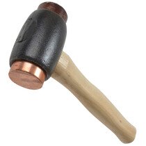 Thor 03-214 Copper / Rawhide Hammer Size 3 44mm (1.3/4") 1650g (3 1/2lb) THO214
