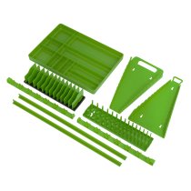 Sealey TSK01HV Tool Storage Organizer Set 9pc - Hi-Vis Green