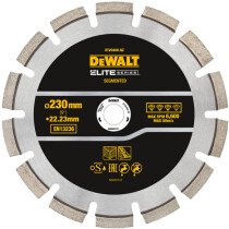 DeWalt DT20466-QZ Elite Series™ Diamond Segmented Wheel For Asphalt 230mm x 22.23mm