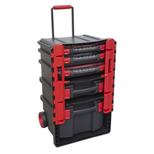 Sealey AP548 Mobile Steel/Composite Toolbox - 3 Compartment from