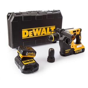 DeWalt DCH333X2 54V XR FLEXVOLT 3-Function SDS+ Hammer with 2x 9.0Ah  Batteries in TSTAK Case from Lawson HIS