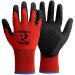 Predator Coloursafe PUPL Pred Ruby Red PU Gloves Cut Level 1