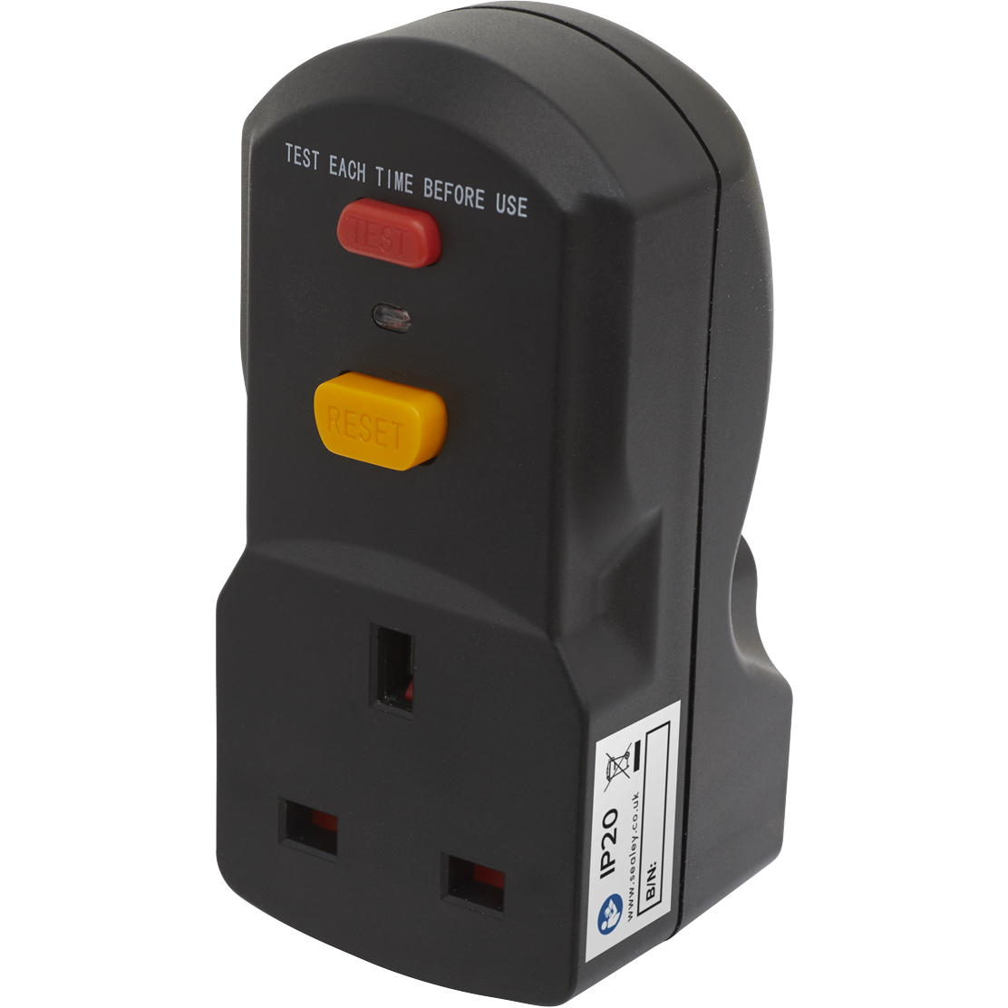 Sealey RCD981 RCD Safety Adaptor 230V
