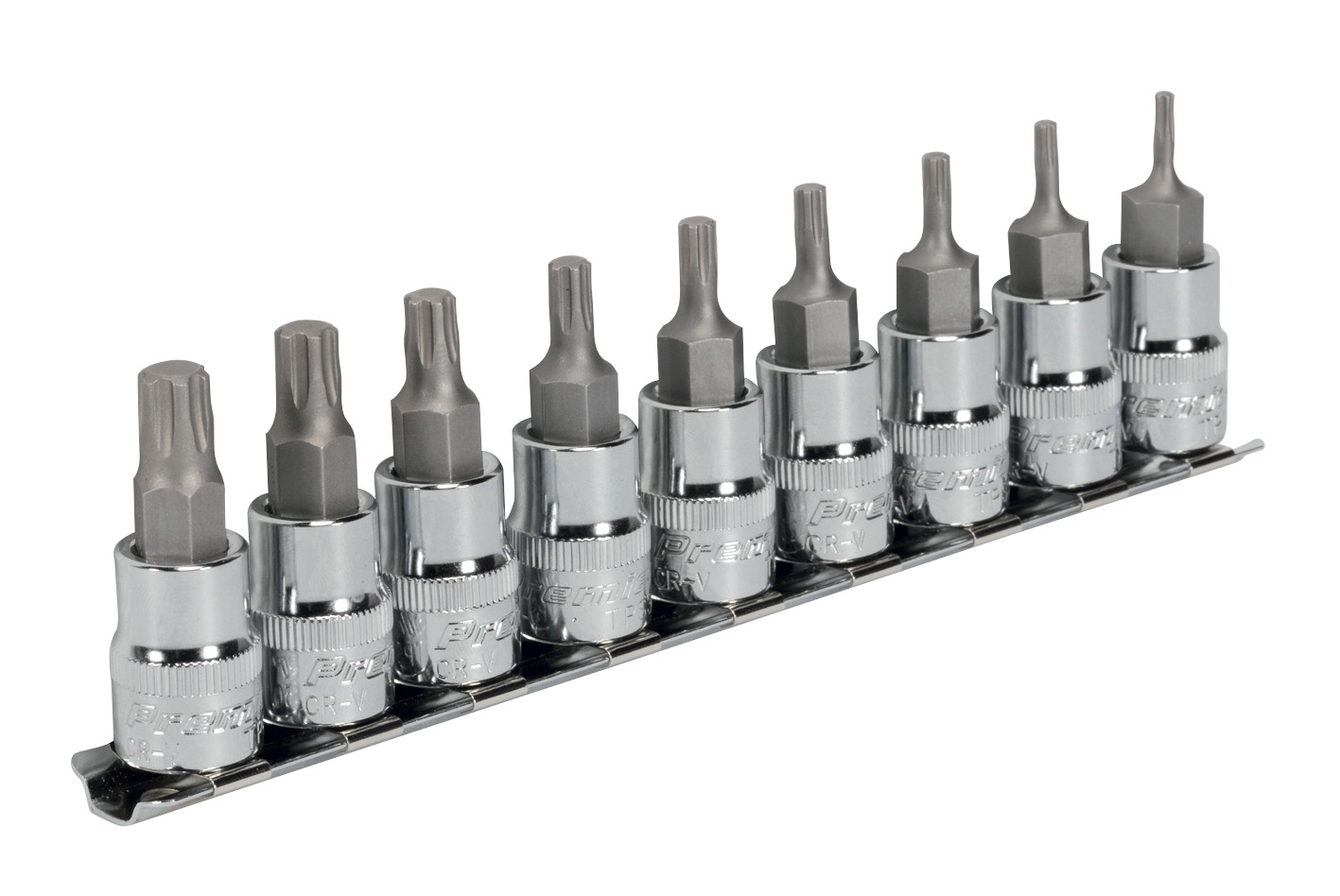 Sealey AK6222 TRX-P Socket Bit Set 9pc 3/8"Sq Drive 50mm