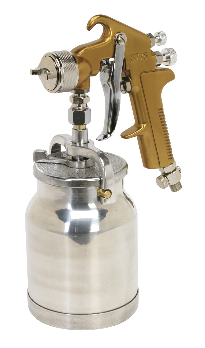Sealey S775 Spray Gun Suction Feed Siegen Brand 1.7mm Set-Up